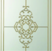 Тип стекла сатинат, контурный полимер золото